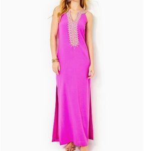 Lilly Pulitzer Sandrah Embroidered Maxi Shift Dress